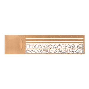 Stencil Clip Ruler | Copper | Midori (Japan)