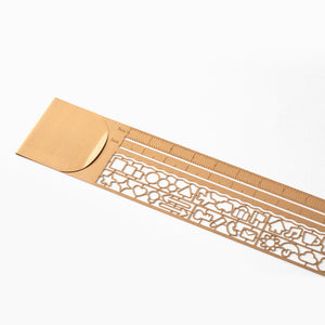 Stencil Clip Ruler | Copper | Midori (Japan)