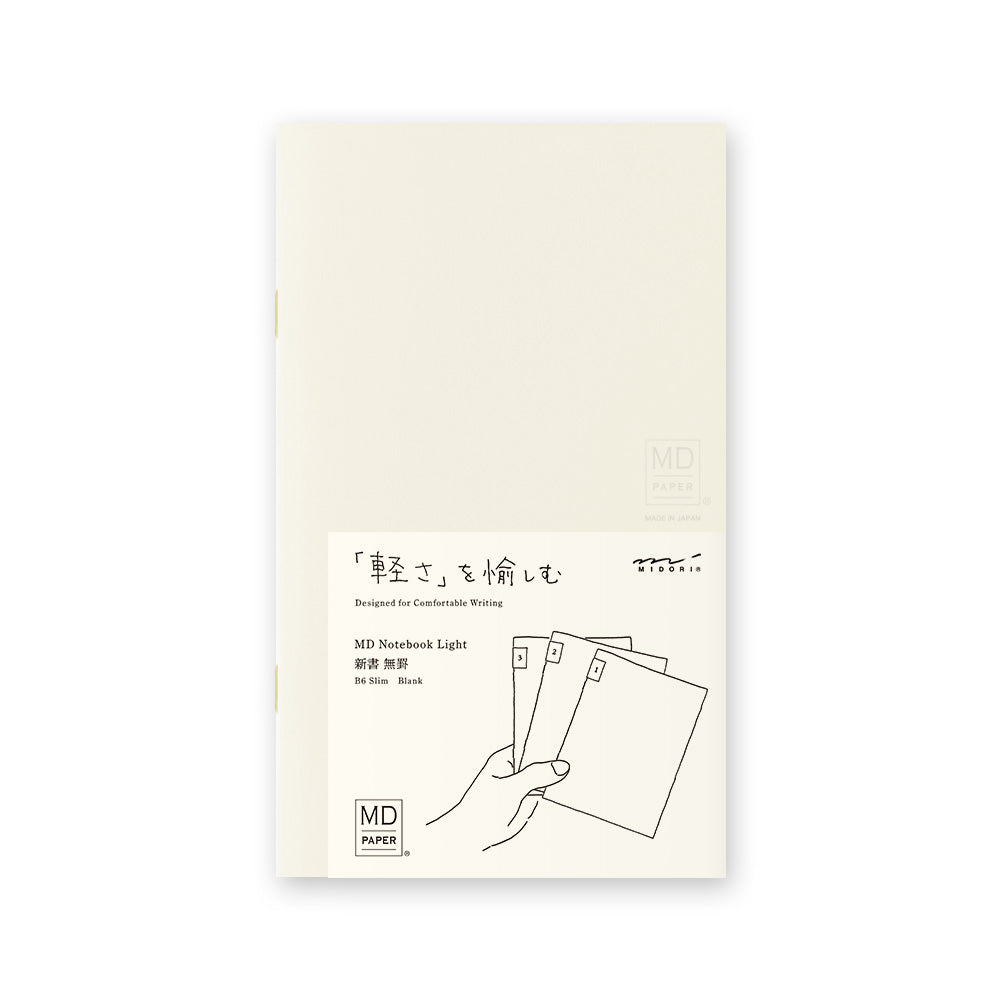 MD Light B6 Slm Notebook | 3 Pack | Midori (Japan)