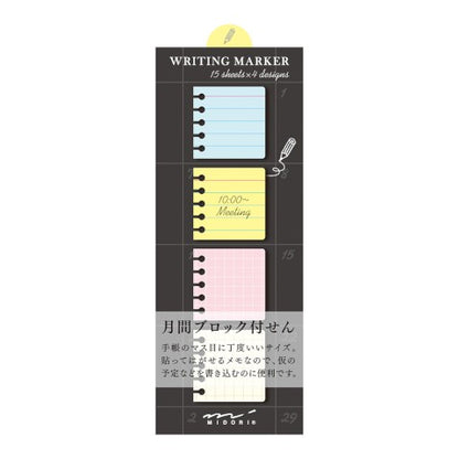 Writing Marker Sticky Notes | Midori (Japan)
