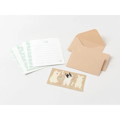 Hungry Dog Mini Letter Set | MIDORI (Japan)