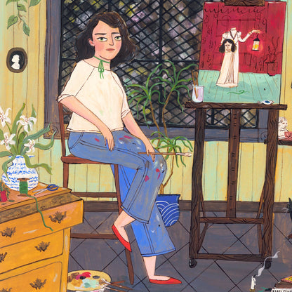 In A Dark Dark Room Print | Jill Kittock (MN)