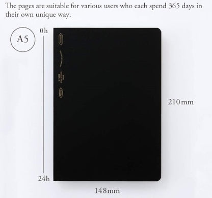 365 Days Grid Notebook A5 | Stalogy (Japan)