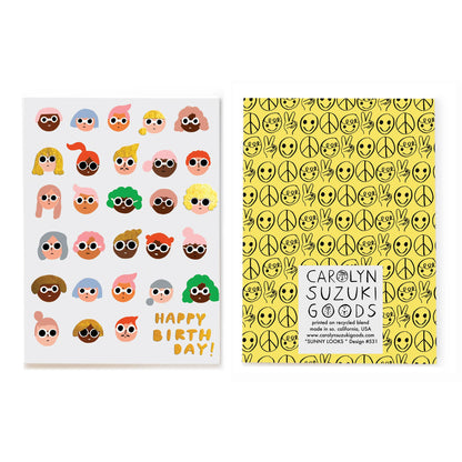 Sunny Looks Birthday Card | Carolyn Suzuki (CA)