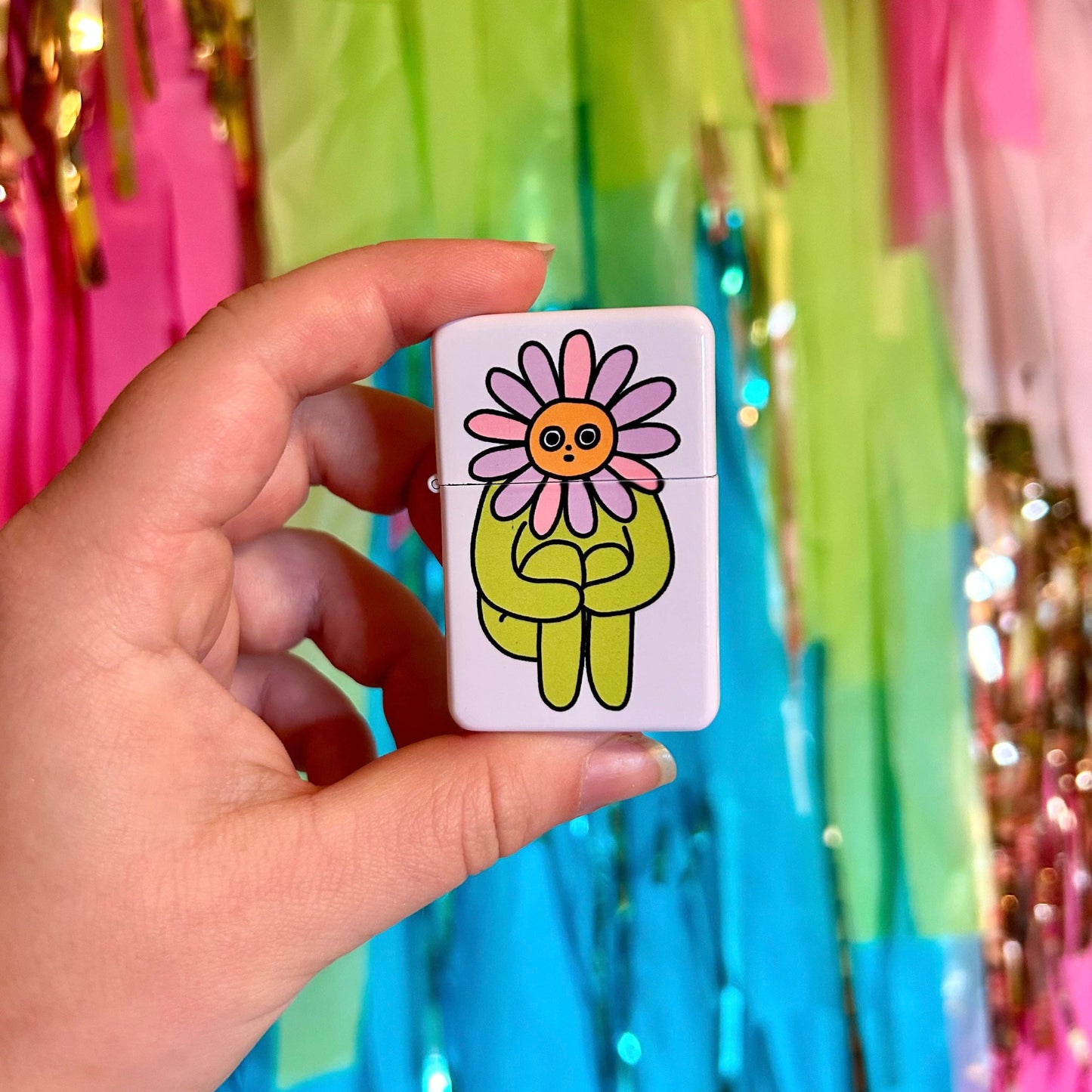 Flower Boy Refillable Lighter | The Peach Fuzz (CA)