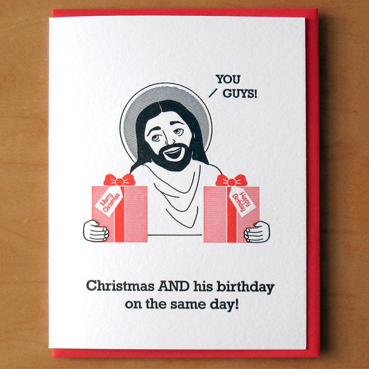 Jesus Birthday and Christmas Holiday Card | McBitterson's (IL)