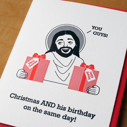 Jesus Birthday and Christmas Holiday Card | McBitterson's (IL)