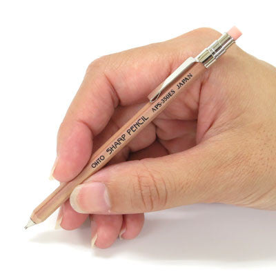 Mini Wooden Mechanical Pencil | Natural | Ohto (Japan)