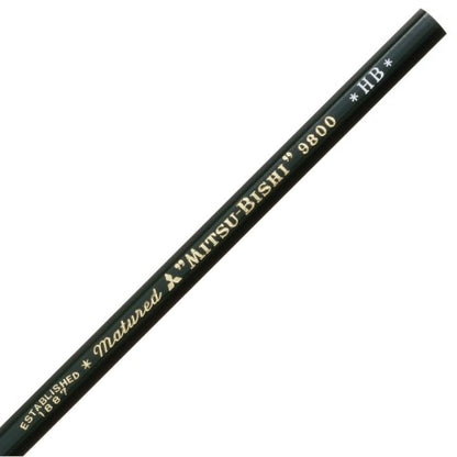Mitsubishi 9800 Graphite Pencil Set (HB / B / 2B) | Uni (Japan)