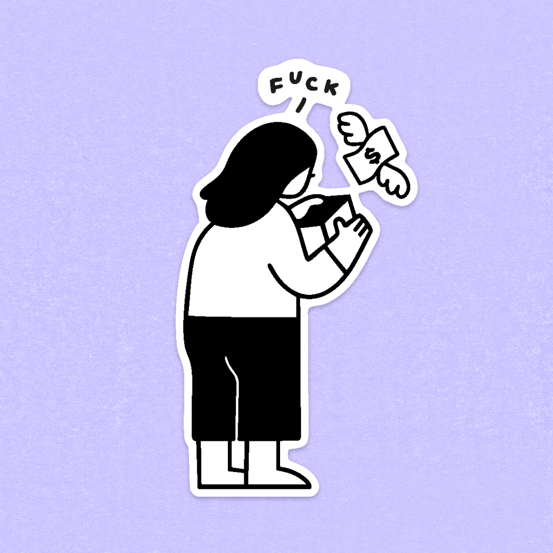 F*ck, My Wallet Sticker | Pencil and Post (CA)