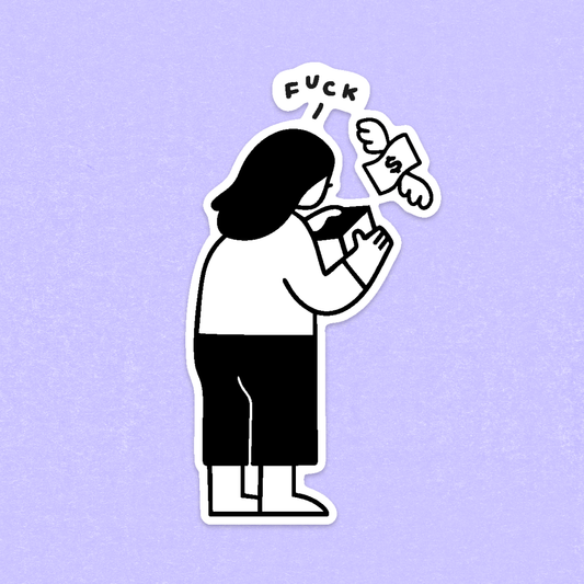 F*ck, My Wallet Sticker | Pencil and Post (CA)