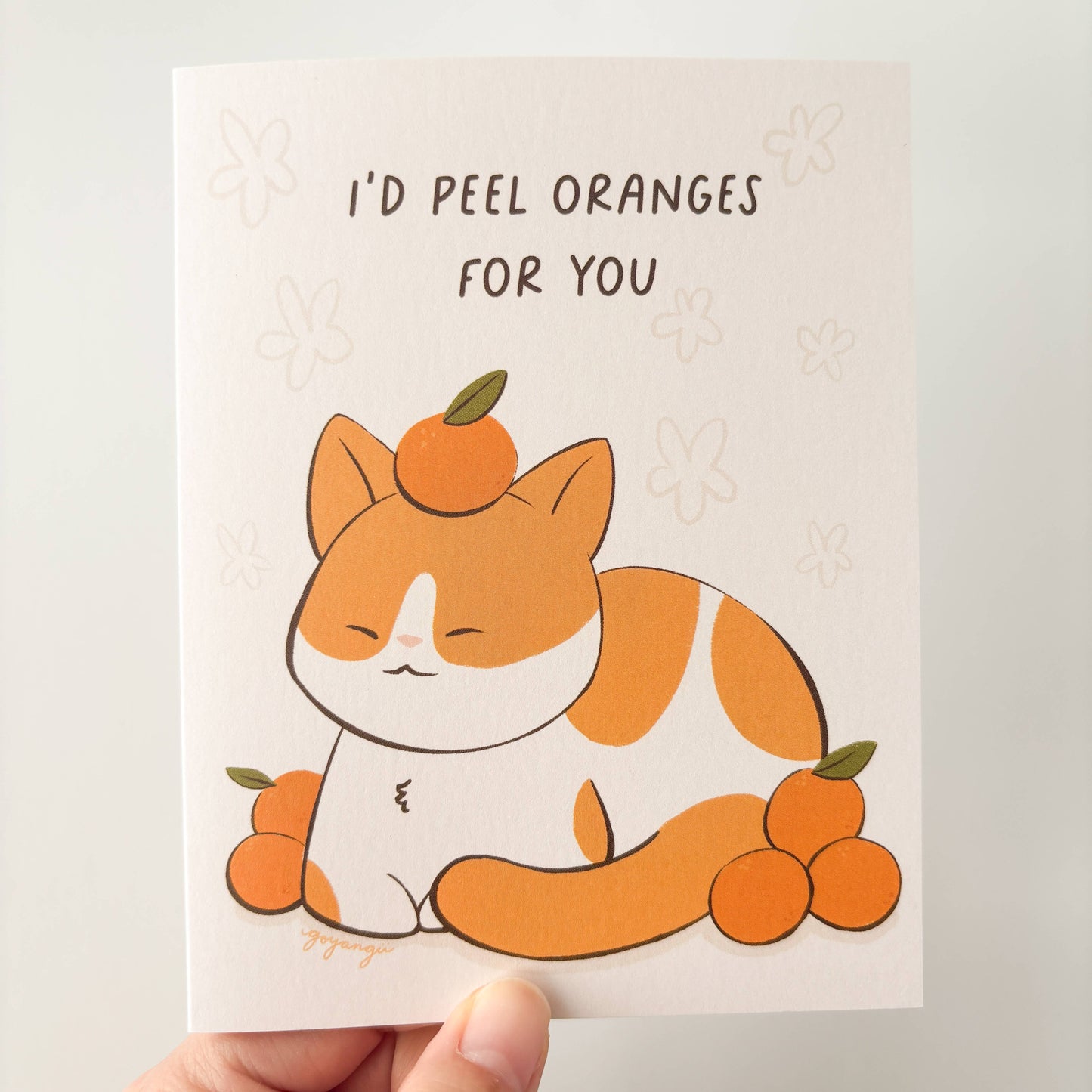 Orange Peel Greeting Card | Sarah Lee (CA)