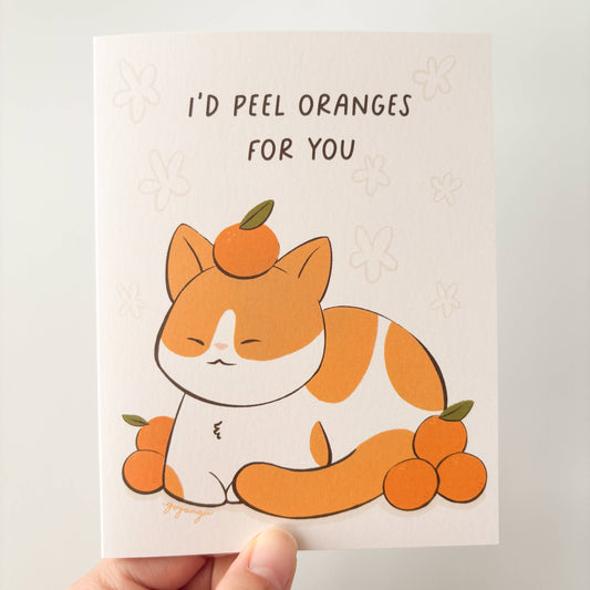 Orange Peel Greeting Card | Sarah Lee (CA)