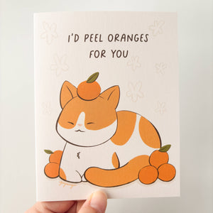 Orange Peel Greeting Card | Sarah Lee (CA)