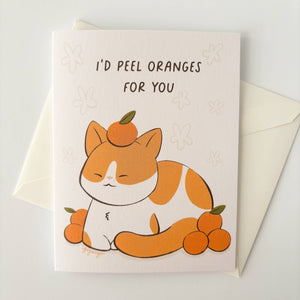 Orange Peel Greeting Card | Sarah Lee (CA)