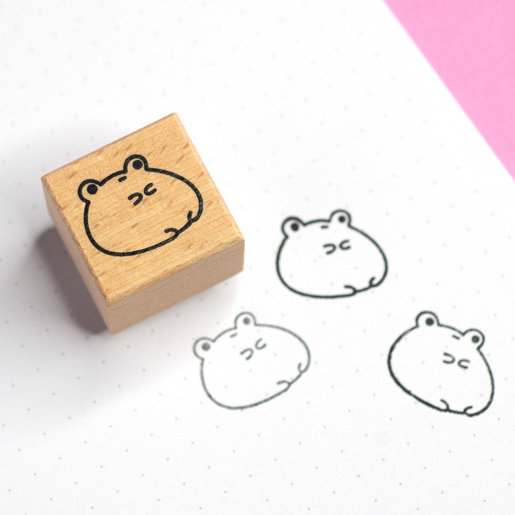 Blob Frog Rubber Stamp | Robot Dance Battle (CA)