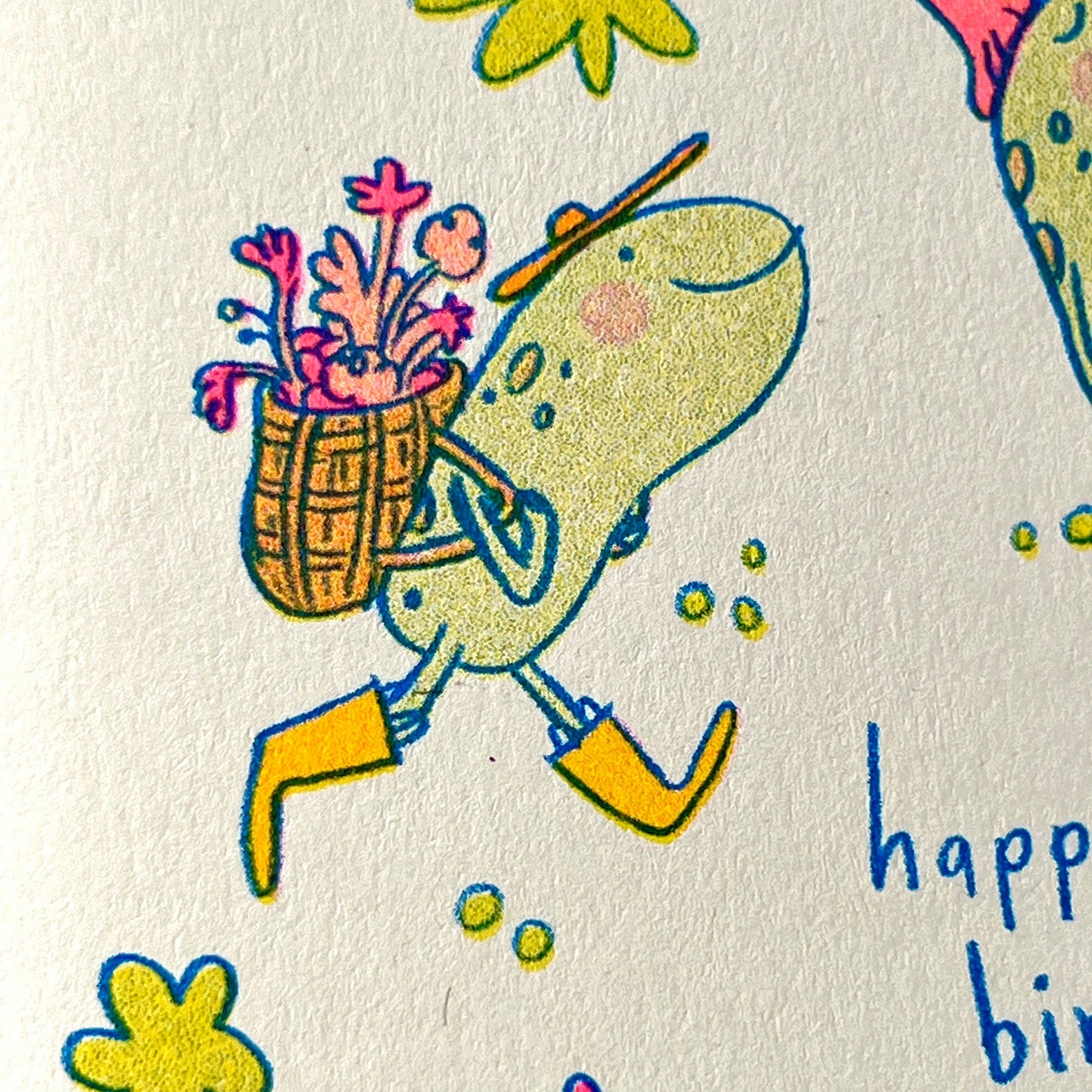Wild Soul Risograph Birthday Card | Natalie Andrewson (CA)