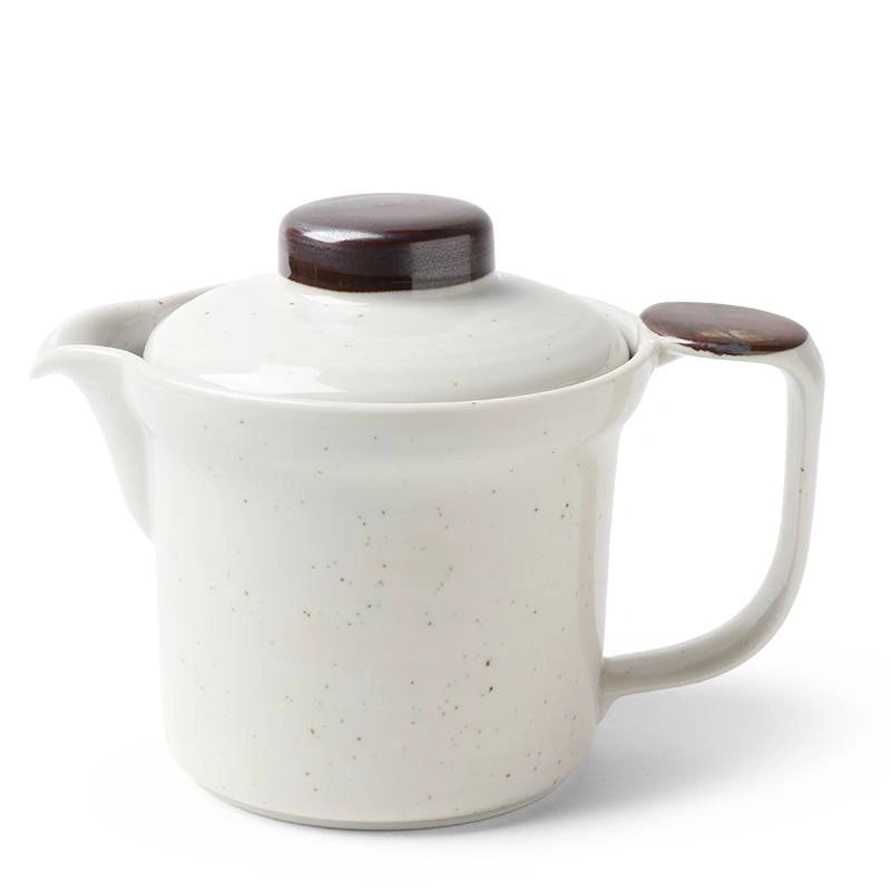White Ceramic Mizuki Teapot (Japan)