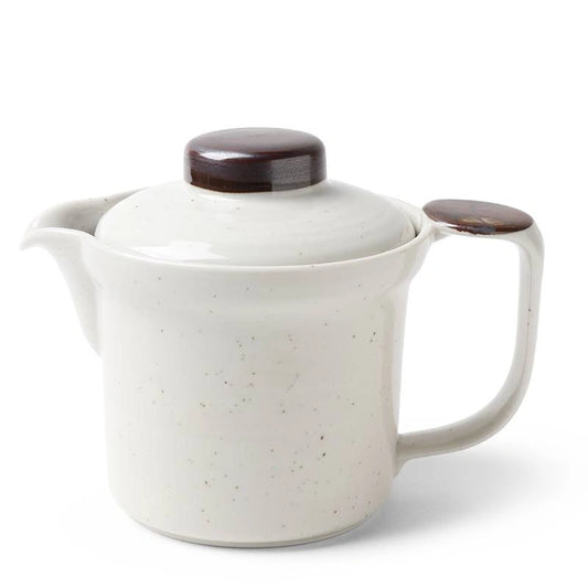 White Ceramic Mizuki Teapot (Japan)