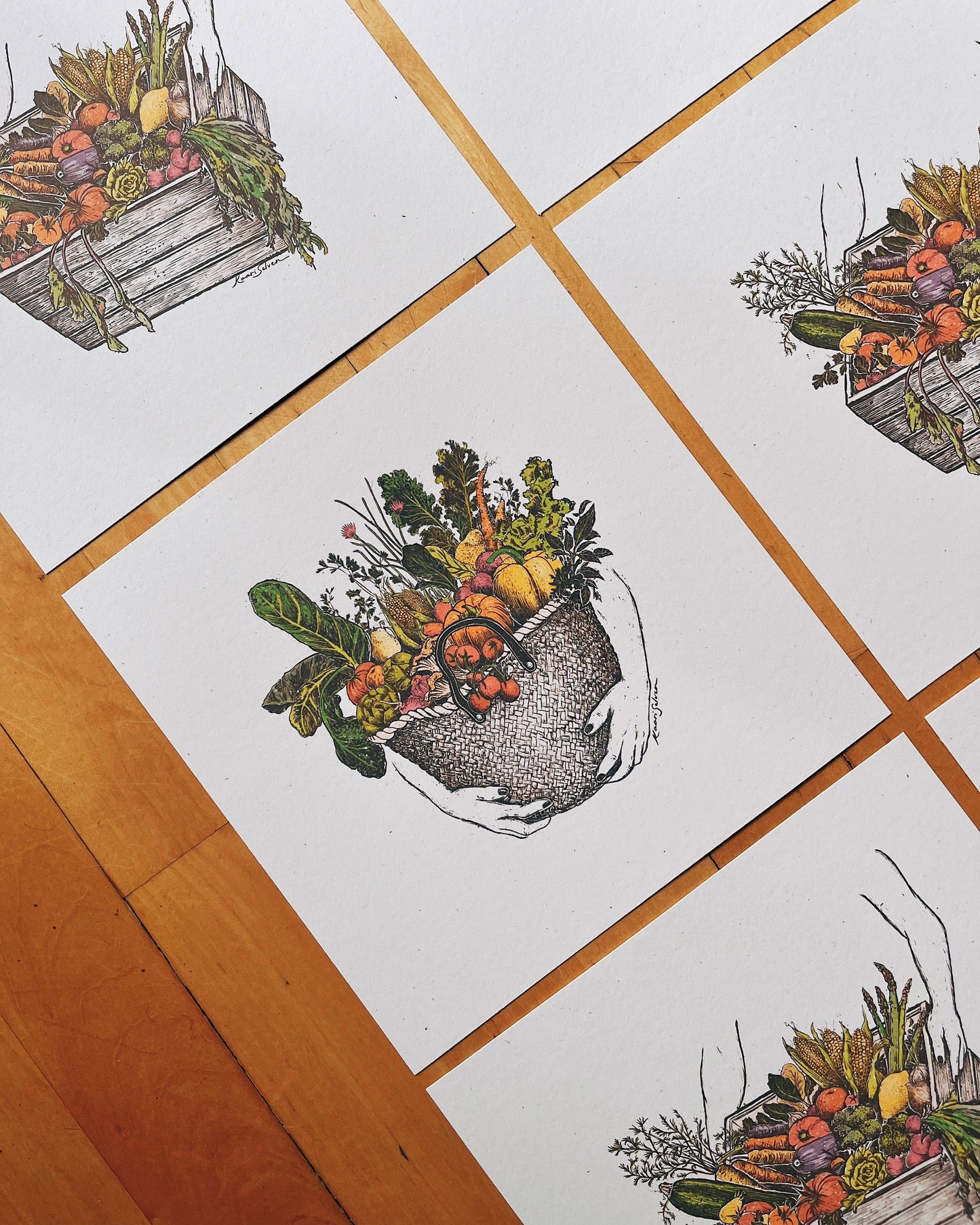 Harvest Bounty II Art Print | Kaari Selven (OR)