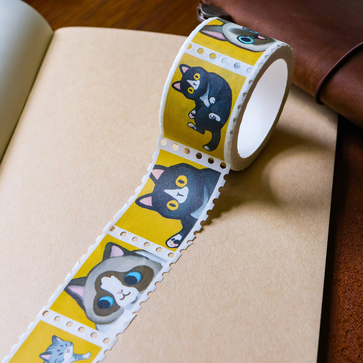 Candid Cats stamp washi tape by Thousand Skies, alternate view 4