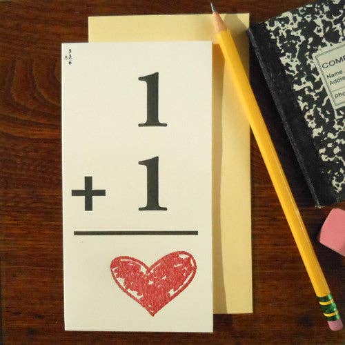 Flash Card Love Letterpress Card | a. favorite design (IL)