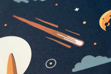 Load image into Gallery viewer, Rocketeer Series Screenprint | Europa | DKNG Studios (CA)
