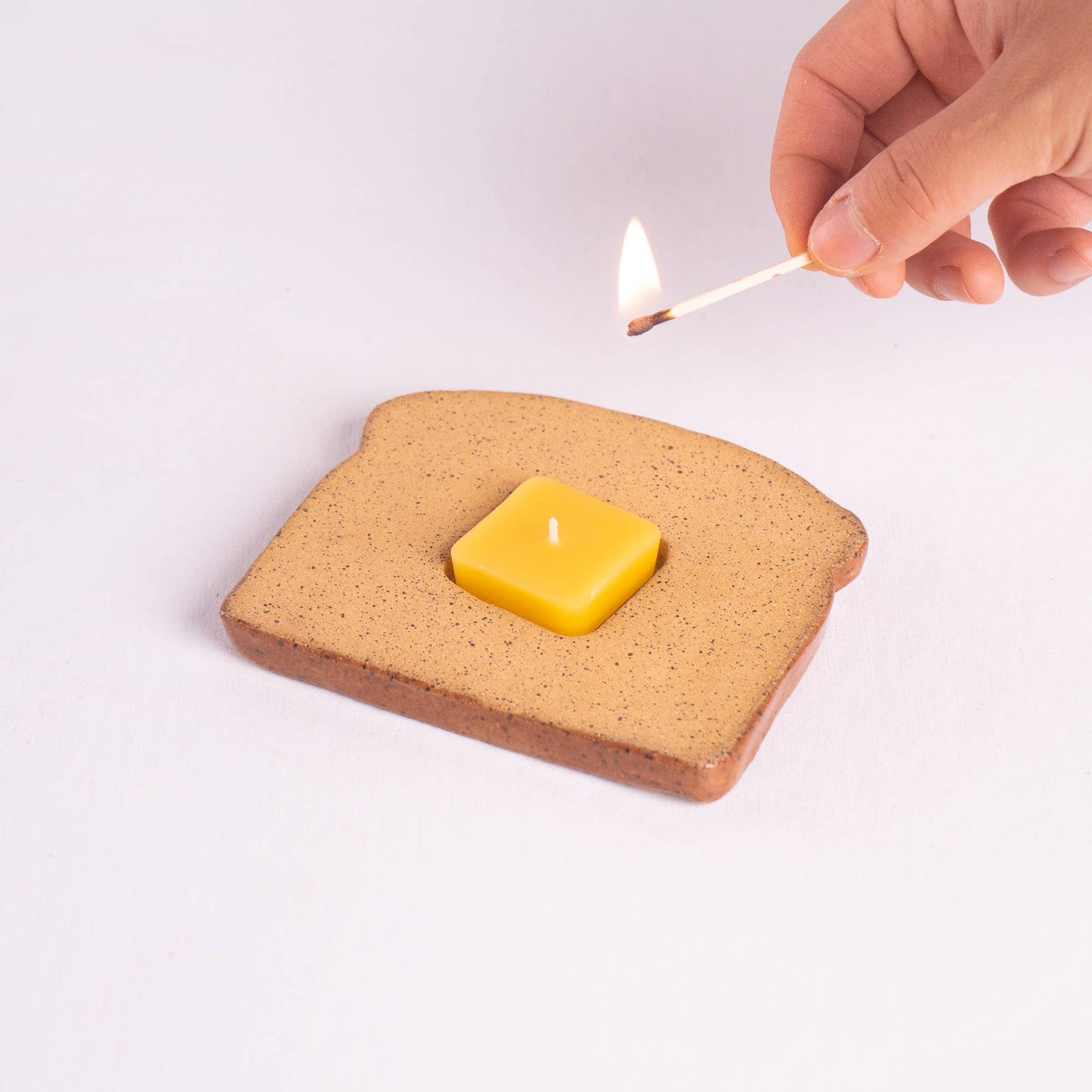 Ceramic Toast Candle Holder | Collin Garrity (MO)