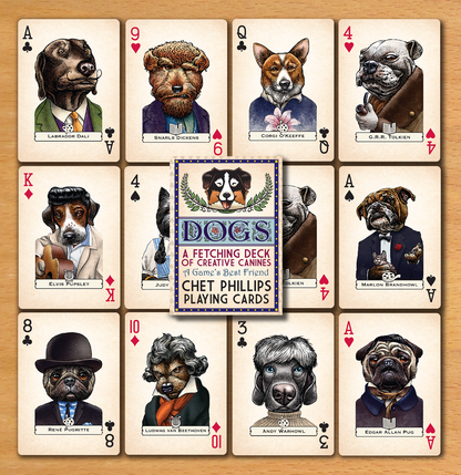 Dogs: A Fetching Deck Playing Cards | Chet Phillips (TX)