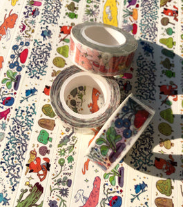 Fun and Colorful Garden Plants Washi Tape | Natalie Andrewson (CA)