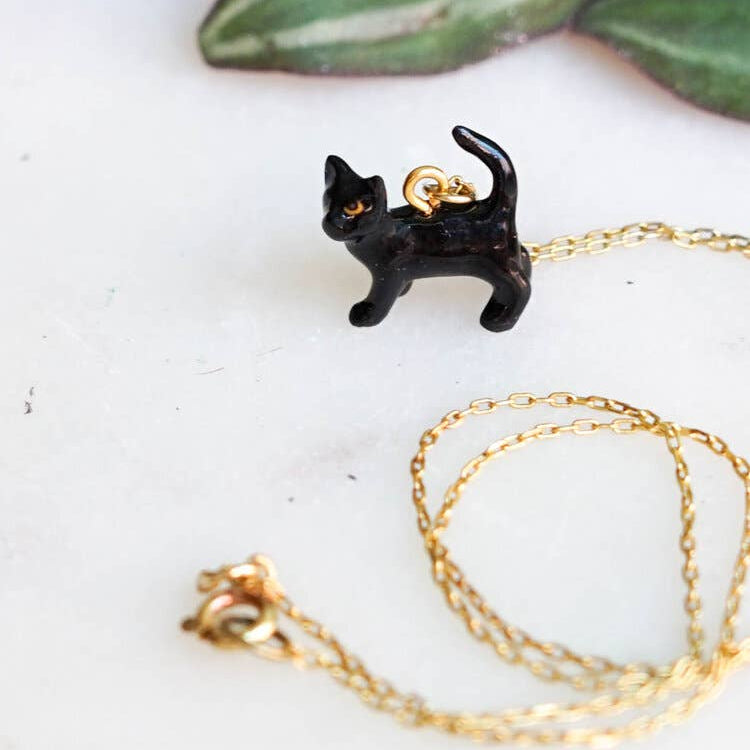 Tiny Rufio Cat Necklace | Peter and June (CA)