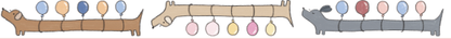 Balloon dogs washi tape | dana ate oatmeal! (CA)