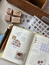 Load image into Gallery viewer, Balloonie wooden stamp | dana ate oatmeal! (CA)
