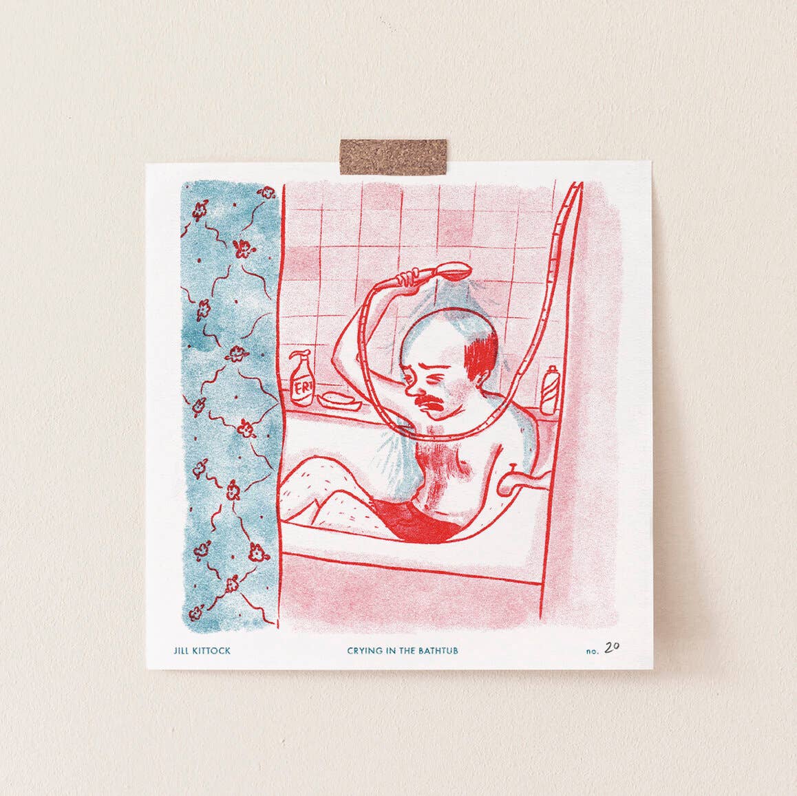 Crying In The Bathtub Small Print | Jill Kittock (MN)