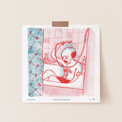 Crying In The Bathtub Small Print | Jill Kittock (MN)