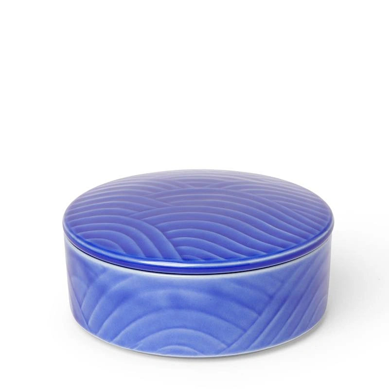 Himari Blue Ceramic Bowl | Short | (Japan)