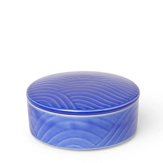 Himari Blue Ceramic Bowl | Short | (Japan)