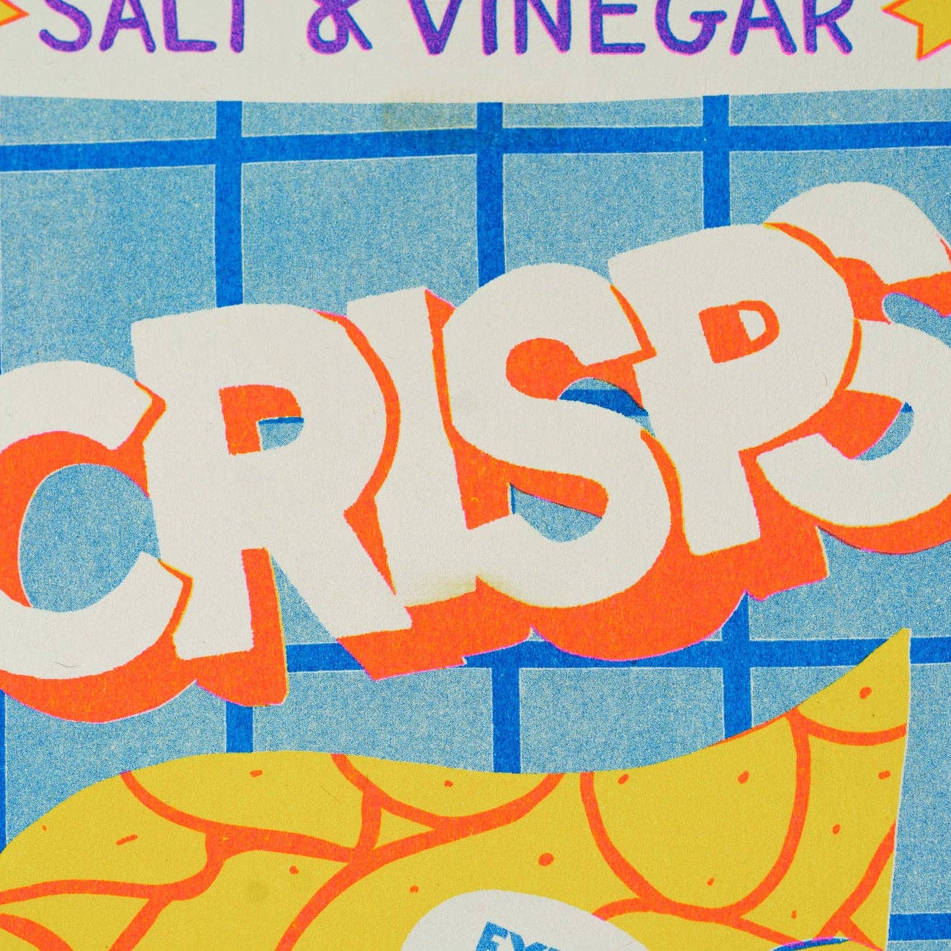 Crisps Risograph Print | Naomi Wilkinson (UK)
