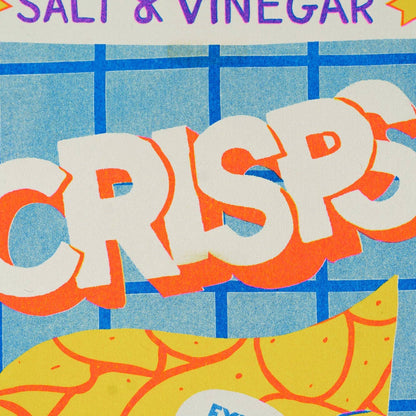 Crisps Risograph Print | Naomi Wilkinson (UK)