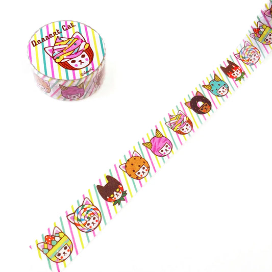 Dessert Cats Washi Tape | Naoshi (CA)