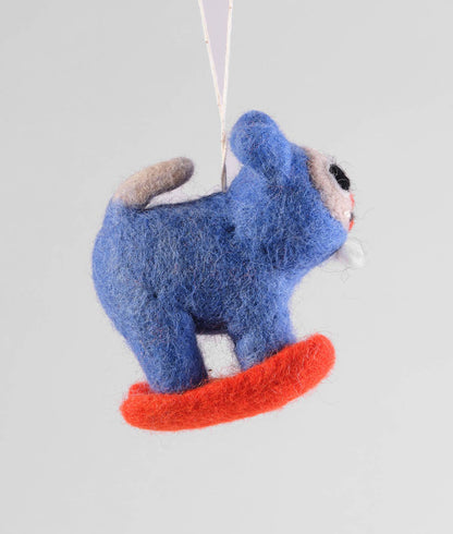 Eddie Hanging Felt Ornament | Wrap (England)