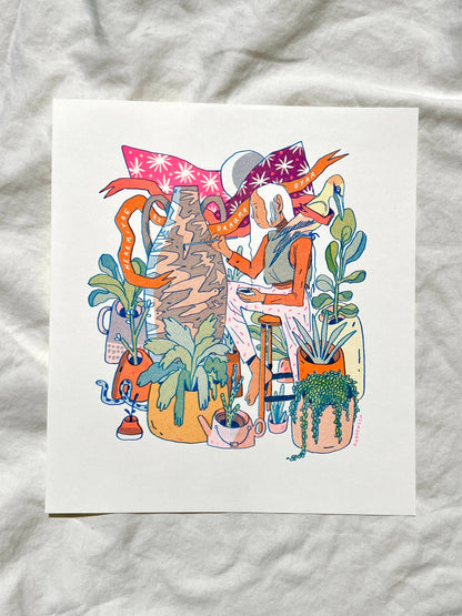 The Sculptor: Hermits of the Dream Islands Risograph Print | Natalie Andrewson (CA)