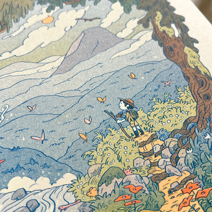 Mountain Dreams Risograph Print | Natalie Andrewson (CA)