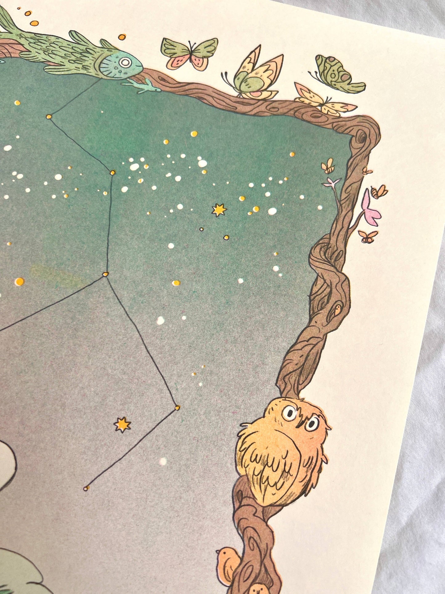 The Cosmos ~ Carl Sagan Quote Riso Print | Natalie Andrewson (CA)