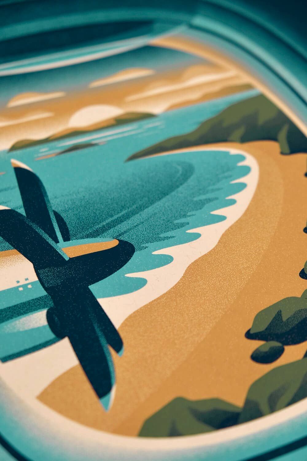 Window Seat Series Screenprint | Island | DKNG Studios (CA)
