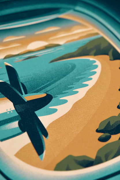 Window Seat Series Screenprint | Island | DKNG Studios (CA)
