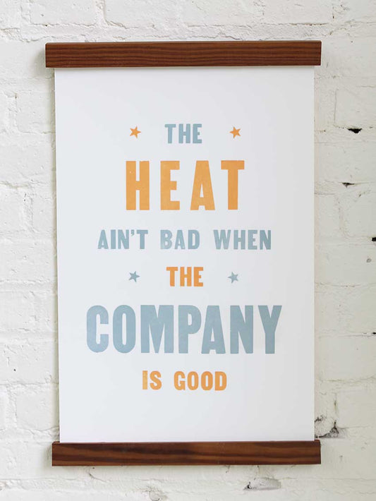 Good Company Letterpress Print | Old Try (WV)