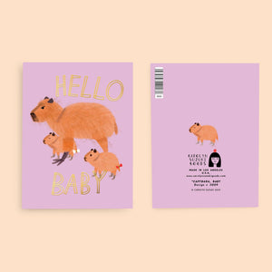 CAPYBARA BABY - Baby Card | Carolyn Suzuki (CA)