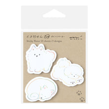 Load image into Gallery viewer, Puffy Dogs Sticky Notes Set | Midori (Japan)
