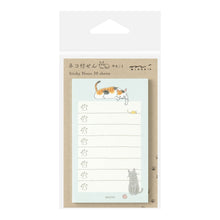 Load image into Gallery viewer, Cats To Do Sticky Notes | Midori (Japan)
